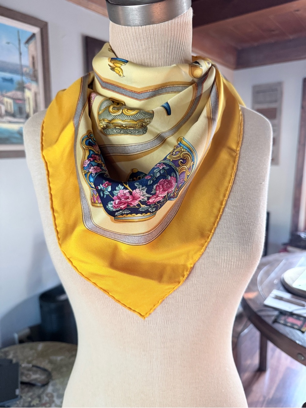Hermes Qu'importe le Flacon Silk Scarf